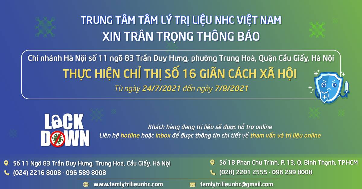 tạm dừng trị liệu cơ sở hà nội