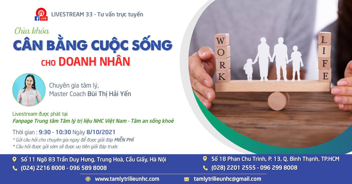 can bang cuôc song cho doanh nhân
