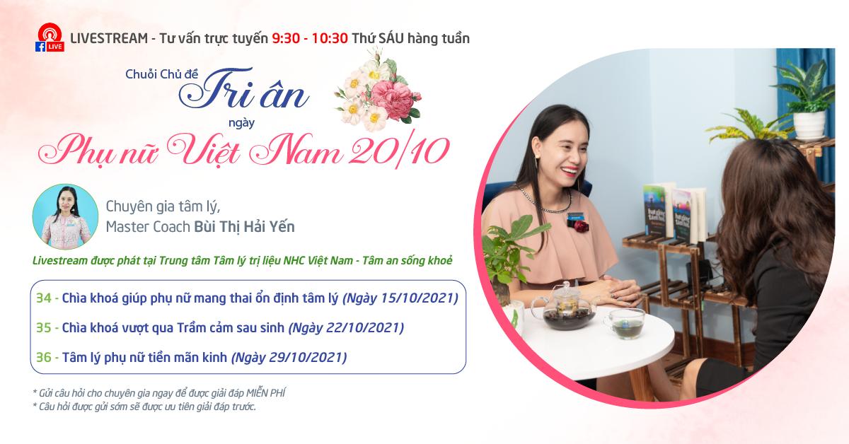 livestream ổn định tâm lý cho bà bầu