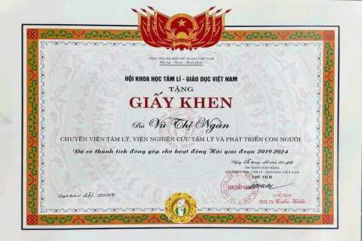 Chứng nhận Chuyên viên tâm lý, Viện nghiên cứu tâm lý và phát triển con người