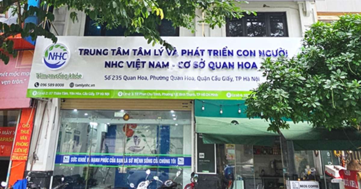 Trung tâm Tâm lý và Phát triển Con người NHC Việt Nam - địa chỉ khám điều trị trầm cảm sau sinh tại Hà Nội