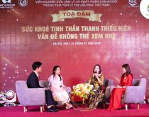 Tọa đàm “Sức khỏe tinh thần thanh thiếu niên: Vấn đề không thể xem nhẹ”.