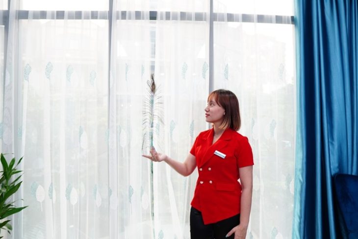 Bài tập giữ thăng bằng lông công giúp N.L rèn luyện sự tập trung và cân bằng nội tâm