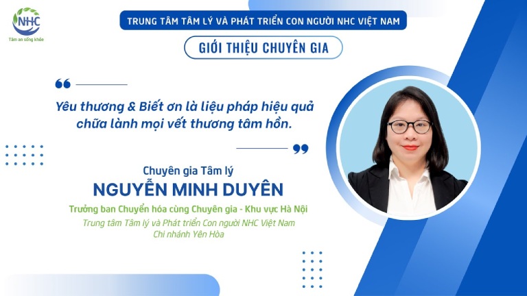 Chuyên gia tư vấn tâm lý online Nguyễn Minh Duyên