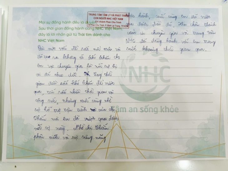Hành trình chuyển hóa tổn thương tâm lý của Q.K với sự đồng hành của chuyên gia tâm lý NHC Việt Nam