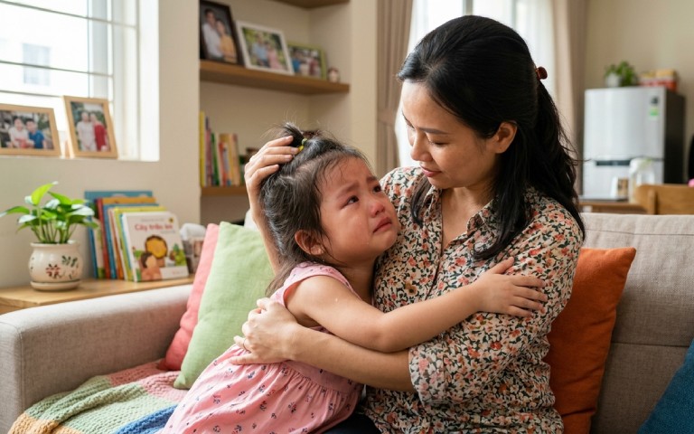 Cha mẹ nên làm gì khi lỡ tay đánh con