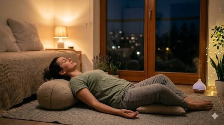 Thư giãn cơ thể khi không ngủ được vào ban đêm