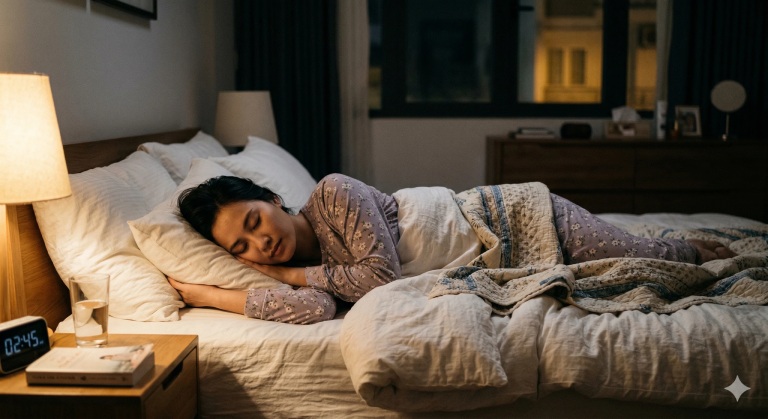 Thở chậm giúp thư giãn khi lo lắng không ngủ được