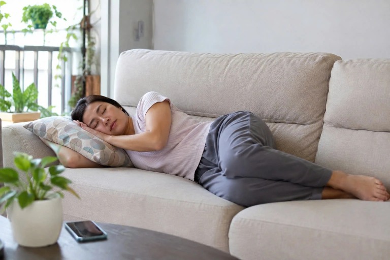 Người trầm cảm ngủ nhiều theo dõi giấc ngủ hằng ngày